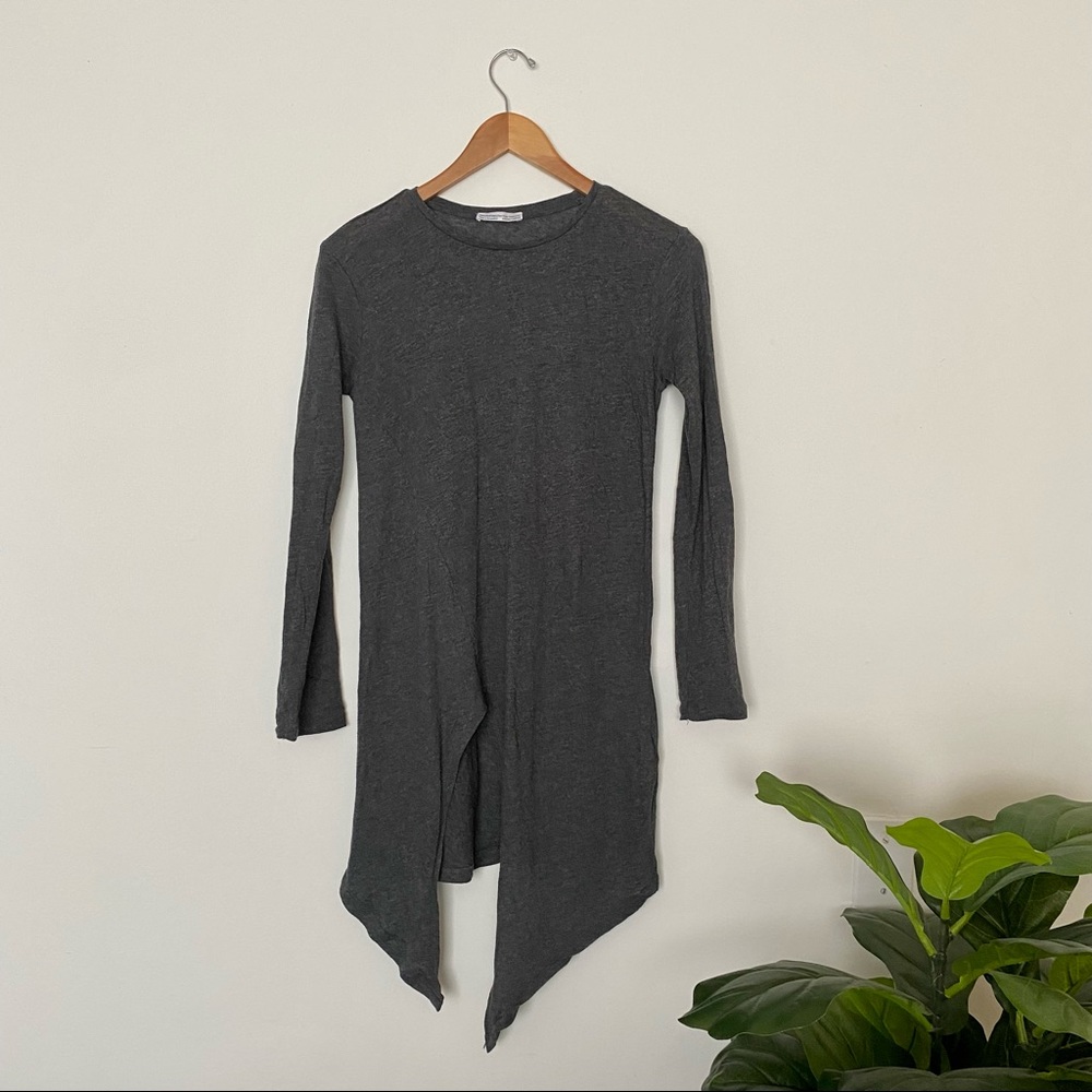 Zara Asymmetric Long Sleeve Top